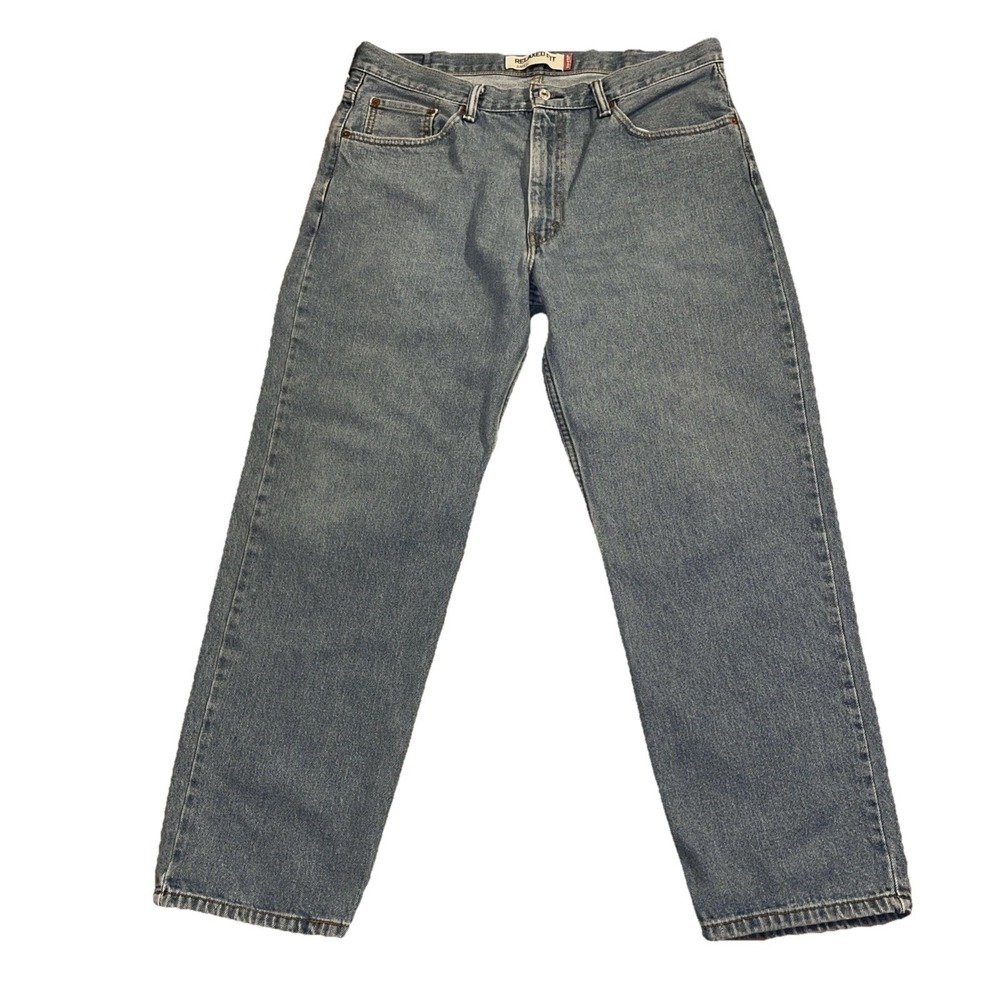 Levis 550 Jeans Mens 38x30 Blue Relaxed Fit Tapered Leg Zip Fly Denim Classic‎